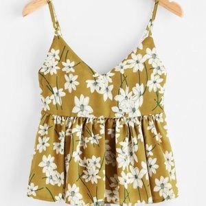 floral printed tank top